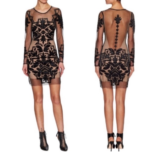 FOR LOVE AND LEMONS VIENNA BLACK DRESS MEDIUM - Picture 16 of 16